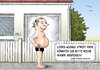 Cartoon: Sonderwünsche (small) by Erl tagged google,street,view,protest,widerspruch,pixel,wegpixeln,sonderwunsch,wampe,schild,haus,zaun,garten