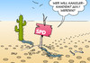 Cartoon: SPD Kanzlerkandidat (small) by Erl tagged spd,kanzlerkandidat,vorschlag,sigmar,gabriel,wettbewerb,mitgliederentscheid,widerspruch,olaf,scholz,umfragetief,wüste,karikatur,erl