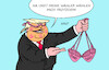 Cartoon: Trump Justitia (small) by Erl tagged politik,usa,expräsident,donald,trump,prozess,pornostar,pornodarstellerin,stormy,daniels,schweigegeld,abrechnung,verbuchung,illegal,wahlkampf,kosten,finanzierung,anhänger,treu,justiz,justitia,waage,bh,karikatur,erl