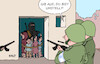 Cartoon: Umstellt (small) by Erl tagged politik,terror,hamas,israel,reaktion,bodentruppen,gaza,umzingeln,umstellen,terroristen,schutzschild,menschlich,kinder,frauen,alte,dilemma,soldaten,soldatinnen,militär,karikatur,erl