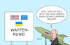 Cartoon: Waffenruhe (small) by Erl tagged politik,krieg,russland,ukraine,usa,eu,waffenruhe,putin,raketen,verhandlungen,karikatur,erl