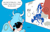 Cartoon: Wahlanalyse (small) by Erl tagged politik,eu,europawahl,gefahr,rechtsruck,rechtspopulismus,verschiebung,kräfte,machtverhältnisse,richtung,russland,wladimir,putin,autokratie,diktatur,europa,stier,karikatur,erl