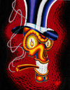 Cartoon: Mr. Sinister (small) by robjoeball tagged skull evil grin cigar tophat death dead
