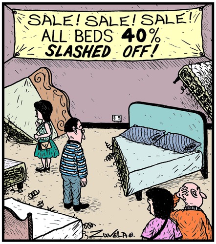 Going cheap! Going cheap!