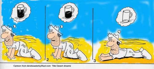 Cartoon: Desert Dreams (medium) by EASTERBY tagged desert,