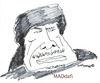 Cartoon: MADdafi (small) by EASTERBY tagged gaddafi