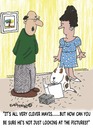 Cartoon: PICTURE LOOKERS WELCOME (small) by EASTERBY tagged dogowners,training