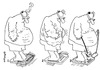 Cartoon: Wobbly Weight and see (small) by EASTERBY tagged overweight,fat