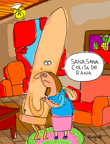 Cartoon: Consolador (medium) by Munguia tagged consolador,sexo,vibrator,vibrador,dildo