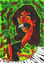 Cartoon: Charly Garcia (small) by Munguia tagged charly garcia say no more argentina piano rock sui generis seru giran pianista retrato munguia