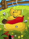 Cartoon: How cute is Winnie the Poo (small) by Munguia tagged headline,news,cnn,disney,politics