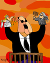 Cartoon: Impunity puppets (small) by Munguia tagged politics lies justice law judge buy influences