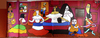 Cartoon: Meninas Parody Mural and More (small) by Munguia tagged meninas,mural,costa,rica,velazquez,diego,munguia,francisco,manners,latinamerican,america,painting,humour,typical,dress,mask,devil,death,dead,dog,spanish