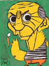 Cartoon: Picasso (small) by Munguia tagged picasso caricature portrait munguia cartoon costa rica painter art sxx