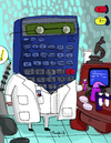 Cartoon: Scientific calculator (small) by Munguia tagged calculadora,cientifica,literal,jokes,joke,fun,cartoon