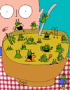 Cartoon: There s a public pool in my soup (small) by Munguia tagged soup suppe fly mosca tazon bowl gross iaks