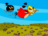 Cartoon: Why Angry Birds? (small) by Munguia tagged angry birds video games nature ipod pc munguia cartoon costa rica
