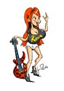Cartoon: rock (small) by Martin Hron tagged girls
