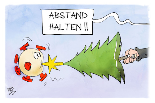 Abstand halten!