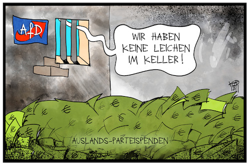 Cartoon: AfD-Parteispenden (medium) by Kostas Koufogiorgos tagged karikatur,koufogiorgos,illustration,cartoon,afd,geld,parteispende,keller,korruption,partei,karikatur,koufogiorgos,illustration,cartoon,afd,geld,parteispende,keller,korruption,partei