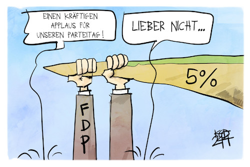 Cartoon: Auf dem FDP-Parteitag (medium) by Kostas Koufogiorgos tagged karikatur,koufogiorgos,fdp,hürde,abhang,hände,absturz,karikatur,koufogiorgos,fdp,hürde,abhang,hände,absturz