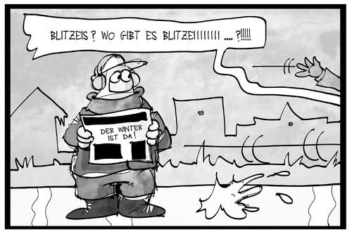 Cartoon: Blitzeis (medium) by Kostas Koufogiorgos tagged karikatur,koufogiorgos,illustration,cartoon,blitzeis,wetter,winter,ausrutschen,karikatur,koufogiorgos,illustration,cartoon,blitzeis,wetter,winter,ausrutschen