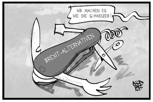 Cartoon: Brexit-Optionen (medium) by Kostas Koufogiorgos tagged karikatur,koufogiorgos,illustration,cartoon,brexit,universal,messer,eu,europa,austritt,schweizer,schweiz,alternative,multitool,karikatur,koufogiorgos,illustration,cartoon,brexit,universal,messer,eu,europa,austritt,schweizer,schweiz,alternative,multitool