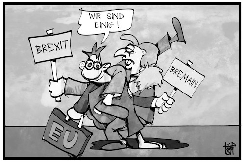 Cartoon: Brexit (medium) by Kostas Koufogiorgos tagged karikatur,koufogiorgos,illustration,cartoon,brexit,bremain,eu,einigung,europa,uk,deal,politik,karikatur,koufogiorgos,illustration,cartoon,brexit,bremain,eu,einigung,europa,uk,deal,politik