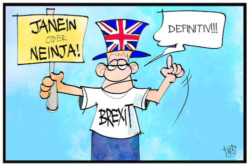 Cartoon: Brexit definitiv (medium) by Kostas Koufogiorgos tagged karikatur,koufogiorgos,illustration,cartoon,brexit,entscheidung,ja,neiun,eu,europa,grossbritannien,karikatur,koufogiorgos,illustration,cartoon,brexit,entscheidung,ja,neiun,eu,europa,grossbritannien