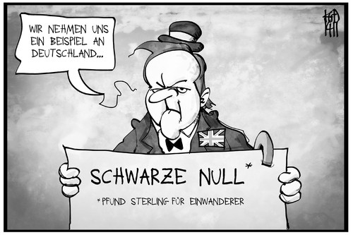 Cartoon: Camerons schwarze Null (medium) by Kostas Koufogiorgos tagged karikatur,koufogiorgos,illustration,cartoon,cameron,grossbritannien,einwanderer,null,geld,unterstützung,migration,politik,soldidarität,karikatur,koufogiorgos,illustration,cartoon,cameron,grossbritannien,einwanderer,null,geld,unterstützung,migration,politik,soldidarität