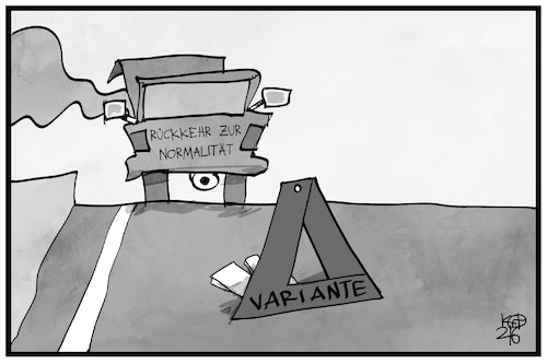 Cartoon: Delta-Variante (medium) by Kostas Koufogiorgos tagged karikatur,koufogiorgos,illustration,cartoon,delta,dreieck,warndreieck,variante,mutante,auto,pandemie,corona,panne,karikatur,koufogiorgos,illustration,cartoon,delta,dreieck,warndreieck,variante,mutante,auto,pandemie,corona,panne