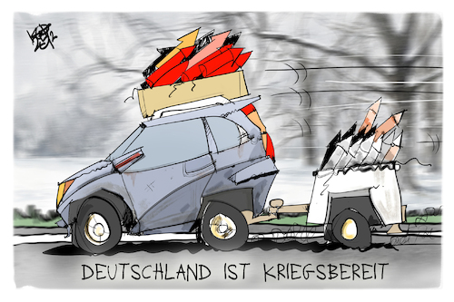 Cartoon: Deutschland böllert (medium) by Kostas Koufogiorgos tagged karikatur,koufogiorgos,deutschland,böller,kriegsbereit,feuerwerk,silvester,karikatur,koufogiorgos,deutschland,böller,kriegsbereit,feuerwerk,silvester