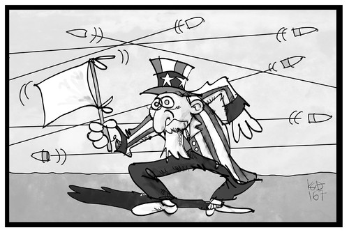 Cartoon: Die USA unter Beschuss (medium) by Kostas Koufogiorgos tagged karikatur,koufogiorgos,illustration,cartoon,usa,uncle,sam,kreuzfeuer,beschuss,dallas,gewalt,amerika,schießen,waffen,karikatur,koufogiorgos,illustration,cartoon,usa,uncle,sam,kreuzfeuer,beschuss,dallas,gewalt,amerika,schießen,waffen