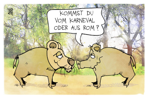 Ein Löwe in Rom