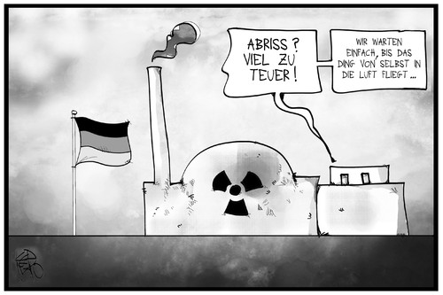 Cartoon: Energiewende (medium) by Kostas Koufogiorgos tagged karikatur,koufogiorgos,illustration,cartoon,akw,atomkraft,meiler,energiekonzern,umwelt,nuklear,energie,abriss,entsorgung,explosion,kosten,geld,wirtschaft,energiewende,karikatur,koufogiorgos,illustration,cartoon,akw,atomkraft,meiler,energiekonzern,umwelt,nuklear,energie,abriss,entsorgung,explosion,kosten,geld,wirtschaft,energiewende