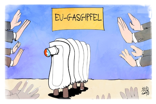 Cartoon: EU-Gasgipfel (medium) by Kostas Koufogiorgos tagged karikatur,koufogiorgos,gas,heizung,eu,gipfel,gaskrise,wärmen,frieren,gasgipfel,karikatur,koufogiorgos,gas,heizung,eu,gipfel,gaskrise,wärmen,frieren,gasgipfel