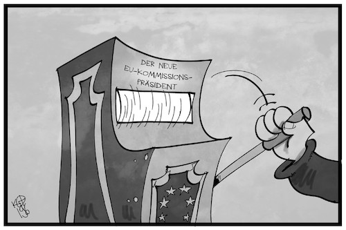 Cartoon: EU-Kommissionspräsident (medium) by Kostas Koufogiorgos tagged karikatur,koufogiorgos,illustration,cartoon,eu,kommissionspräsident,spiel,einarmiger,bandit,glücksspiel,karikatur,koufogiorgos,illustration,cartoon,eu,kommissionspräsident,spiel,einarmiger,bandit,glücksspiel