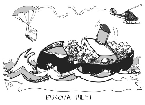 Cartoon: Eurosur (medium) by Kostas Koufogiorgos tagged eu,europa,eurosur,flüchtling,karikatur,koufogiorgos,asyl,eu,europa,eurosur,flüchtling,karikatur,koufogiorgos,asyl