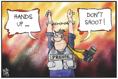 Cartoon: Ferguson (medium) by Kostas Koufogiorgos tagged ferguson,ferguson