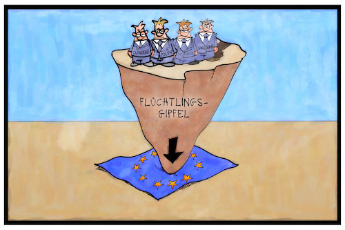 Cartoon: Flüchtlingsgipfel (medium) by Kostas Koufogiorgos tagged karikatur,koufogiorgos,illustration,cartoon,fluechtlingsgipfel,migration,fluechtlinge,slowakei,polen,tschechien,ungarn,druck,europa,eu,karikatur,koufogiorgos,illustration,cartoon,fluechtlingsgipfel,migration,fluechtlinge,slowakei,polen,tschechien,ungarn,druck,europa,eu