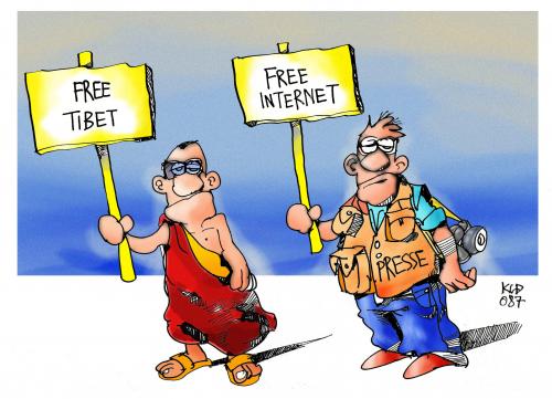 Cartoon: Free Internet! (medium) by Kostas Koufogiorgos tagged olympische,spiele,olympia,tibet,presse,internet,free,menschenrechte,pressefreiheit,china,kostas,koufogiorgos,olympia,olympiade,olymp,olympische spiele,olympische,spiele,frust,frustration,protest,demo,demonstration,demonstrieren,kampf,freiheit,frei,menschenrechte,menschenrecht,zensur,sperre,diktatur,china,tibet,mönch,presse,pressefreiheit,journalismus,journalist,internet