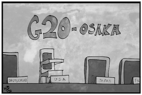 Cartoon: G20 in Osaka (medium) by Kostas Koufogiorgos tagged karikatur,koufogiorgos,illustration,cartoon,g20,sitzung,konferenz,trump,usa,baby,kind,karikatur,koufogiorgos,illustration,cartoon,g20,sitzung,konferenz,trump,usa,baby,kind