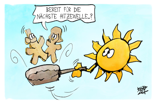 Cartoon: Hitze (medium) by Kostas Koufogiorgos tagged karikatur,koufogogiorgos,hitze,hitzewelle,klima,wetter,mensch,karikatur,koufogogiorgos,hitze,hitzewelle,klima,wetter,mensch