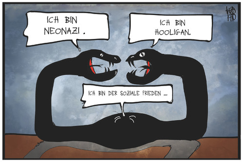 Hooligans und Neonazis