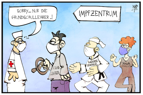 Cartoon: Impfung für Lehrer (medium) by Kostas Koufogiorgos tagged karikatur,koufogiorgos,illustration,cartoon,lehrer,grundschule,arzt,impfung,corona,pandemie,impfreihenfolge,karikatur,koufogiorgos,illustration,cartoon,lehrer,grundschule,arzt,impfung,corona,pandemie,impfreihenfolge