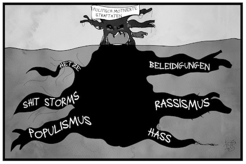 Cartoon: Kriminalstatistik (medium) by Kostas Koufogiorgos tagged karikatur,koufogiorgos,illustration,cartoon,kriminalstatistik,politik,straftat,baum,wurzeln,hass,hetze,populismus,rassismus,karikatur,koufogiorgos,illustration,cartoon,kriminalstatistik,politik,straftat,baum,wurzeln,hass,hetze,populismus,rassismus