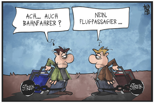 Lokführer- und Pilotenstreik