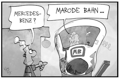 Marode Bahn