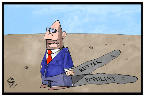 Cartoon: Martin Schulz (medium) by Kostas Koufogiorgos tagged karikatur,koufogiorgos,illustration,cartoon,schulz,retter,populist,schatten,spd,kanzlerkandidat,politik,karikatur,koufogiorgos,illustration,cartoon,schulz,retter,populist,schatten,spd,kanzlerkandidat,politik