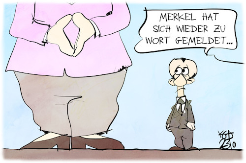 Cartoon: Merz und Merkel (medium) by Kostas Koufogiorgos tagged karikatur,koufogiorgos,merkel,merz,schlag,beule,csu,asyldebatte,karikatur,koufogiorgos,merkel,merz,schlag,beule,csu,asyldebatte